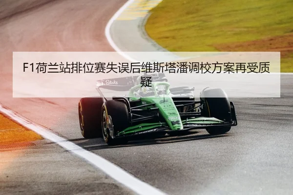 F1荷兰站排位赛失误后维斯塔潘调校方案再受质疑